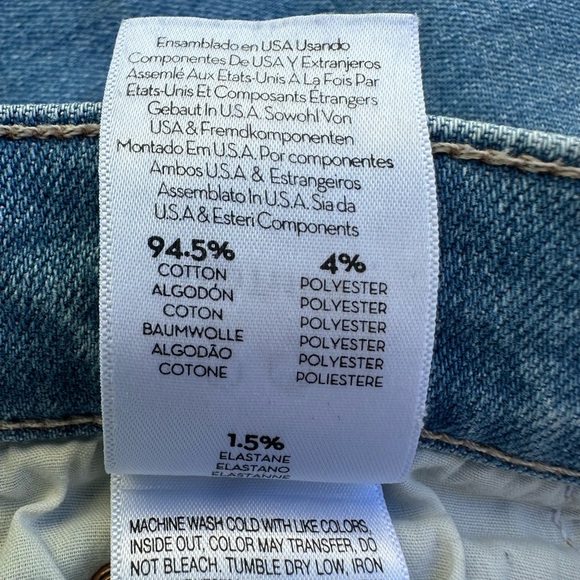 MOTHER The Insider Crop Step Fray Distressed Jeans |Thrilling Shots~29 - Picture 5 of 5